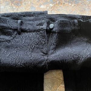 No Tag Textured Black Pants